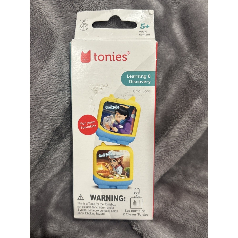 Tonies Cool Jobs: Rocket Scientist and Pizza Maker Audio Play Figurines 2pk